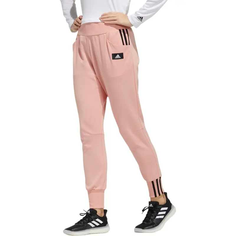 Adidas Sports Pants Women's Pink/Black Color-1