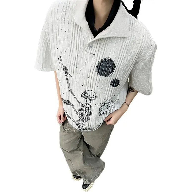 BEAR UNION Polo Shirt Unisex White-2