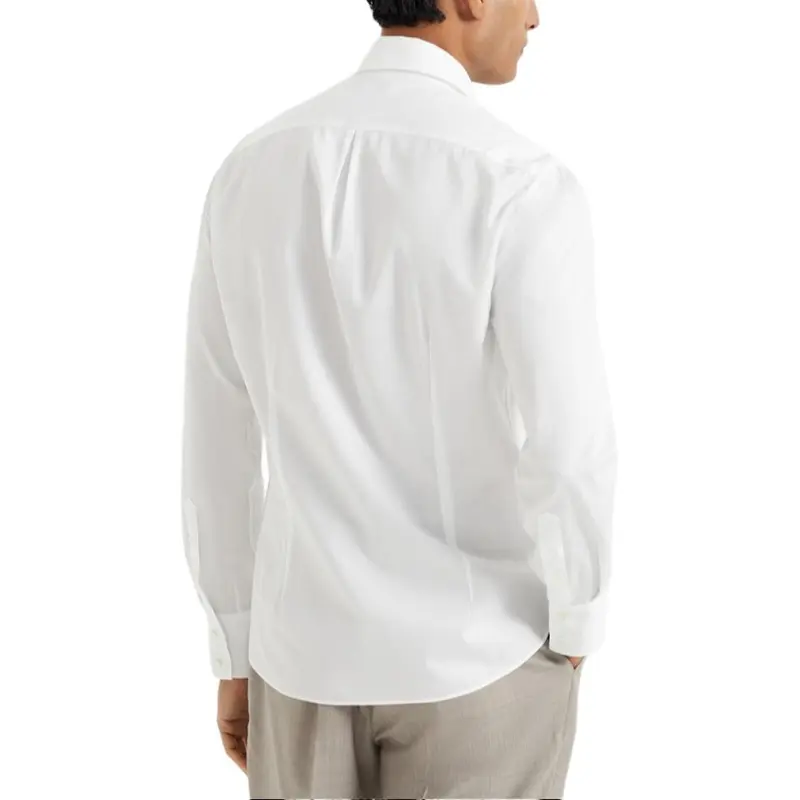 Brunello Cucinelli Long sleeve Cotton Shirt-2