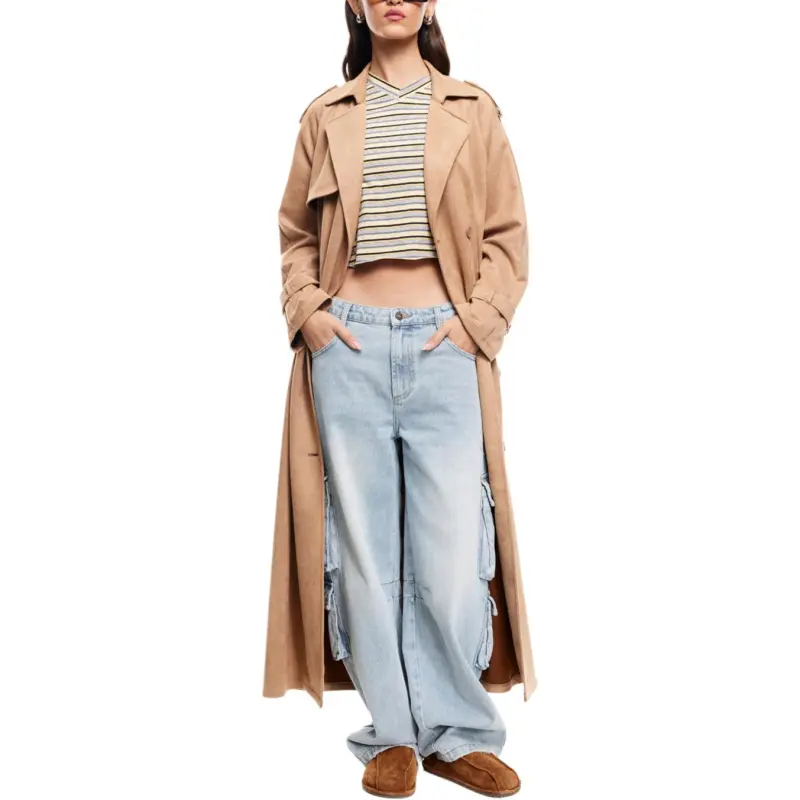 Lioness Trench Coats Women's Coffee-2
