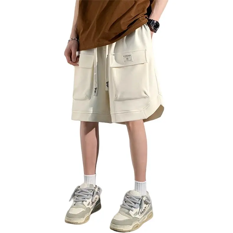Caramella Cargo Shorts Unisex Black-4