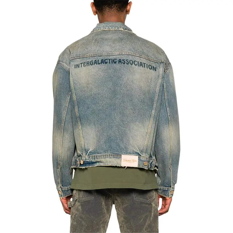 GALAXY FAIRY Jackets Coats Unisex Blue Denim-2