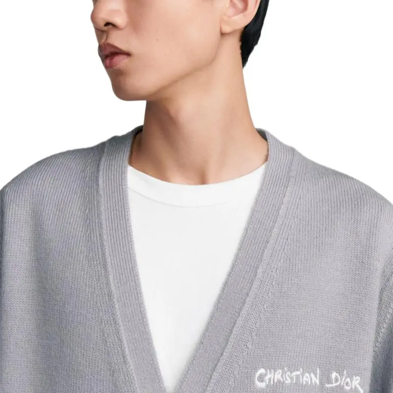 DIOR Knitwear Men Gray-6