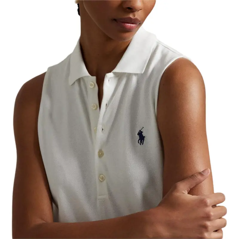 Polo Ralph Lauren Sleeveless Dress Women's White-4
