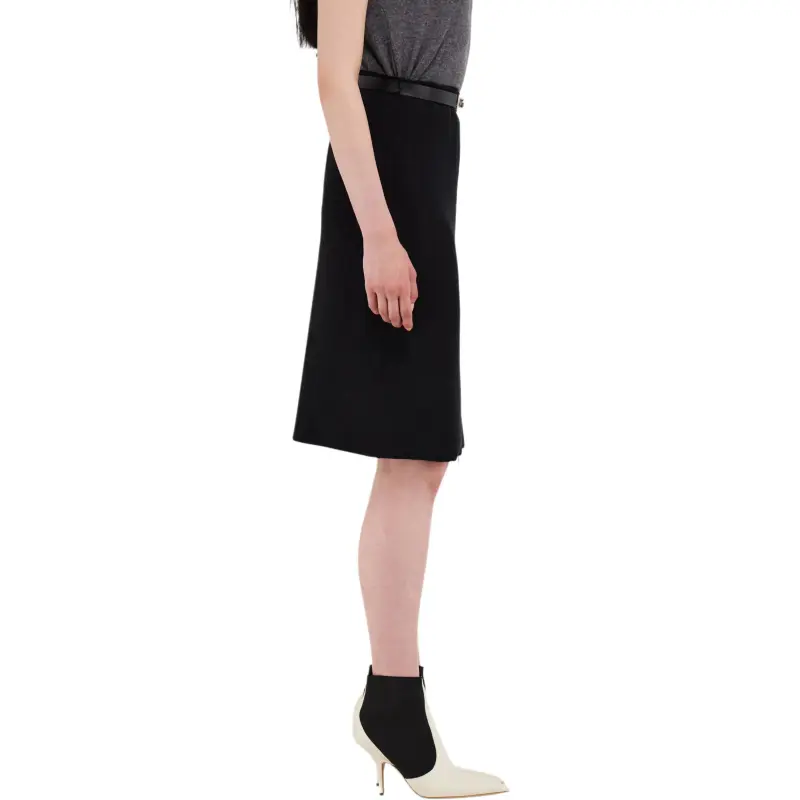 Ferragamo Zip Up Belted Skirt-4