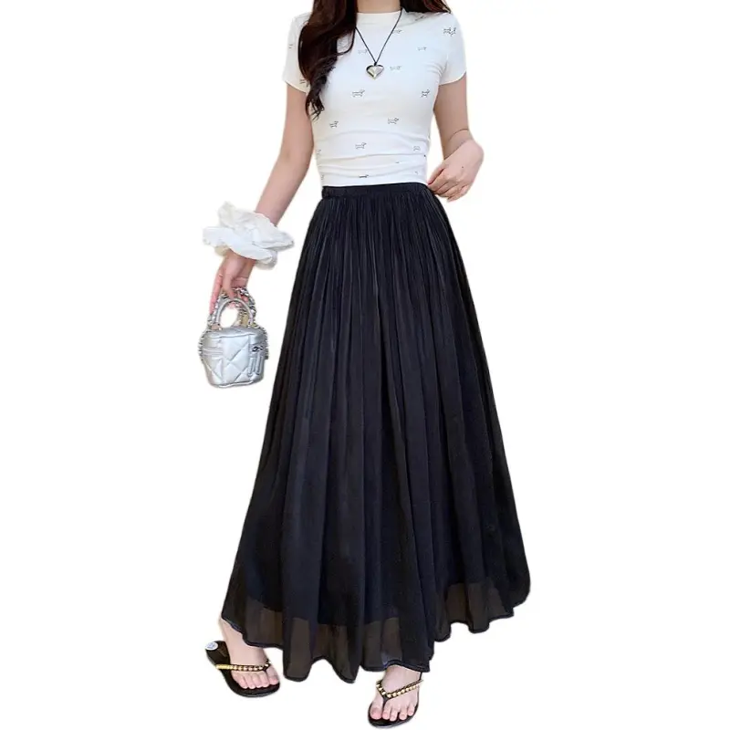 Mu Xiao Xin Casual Long Skirt Women's-3