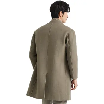 ZIOZIA Coats Men Khaki