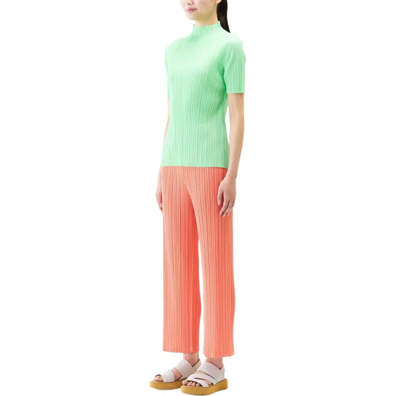 PLEATS PLEASE ISSEY MIYAKE Regular T Shirt Women's Mint Green-3