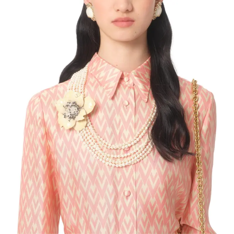 Valentino Shirt Women's Rose Pink-6