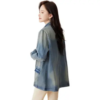 X MOOM Jackets & Coats Women's Blue