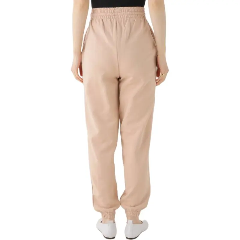 PLAGE Knitted Sports Pants Women's Pink-2