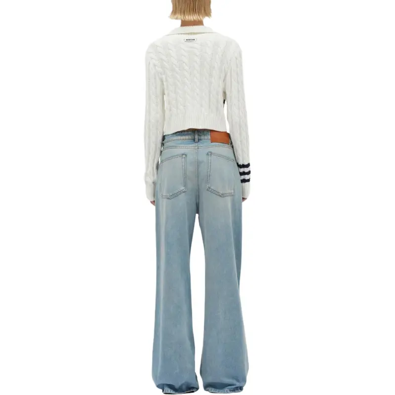 MSGM Cotton Straight Jeans-2