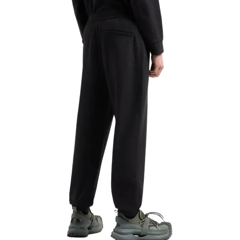 EMPORIO ARMANI Asv Lyocell Blend Jersey Joggers With All over Lettering-2