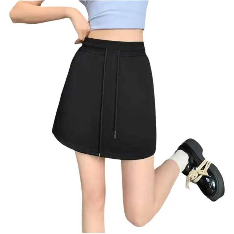 Flowers In Water Casual Short Skirts Women's-5