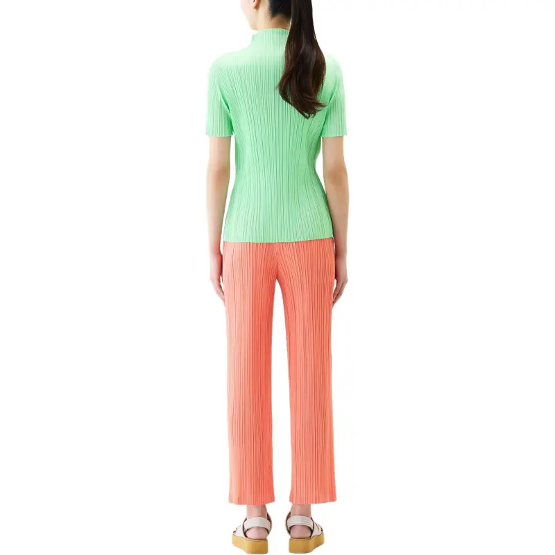 PLEATS PLEASE ISSEY MIYAKE Regular T Shirt Women's Mint Green-2
