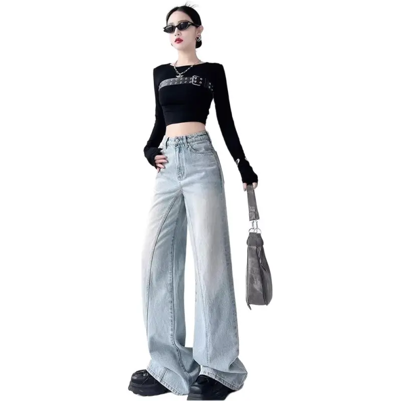 Ordifen Jeans Women's Light Blue-4