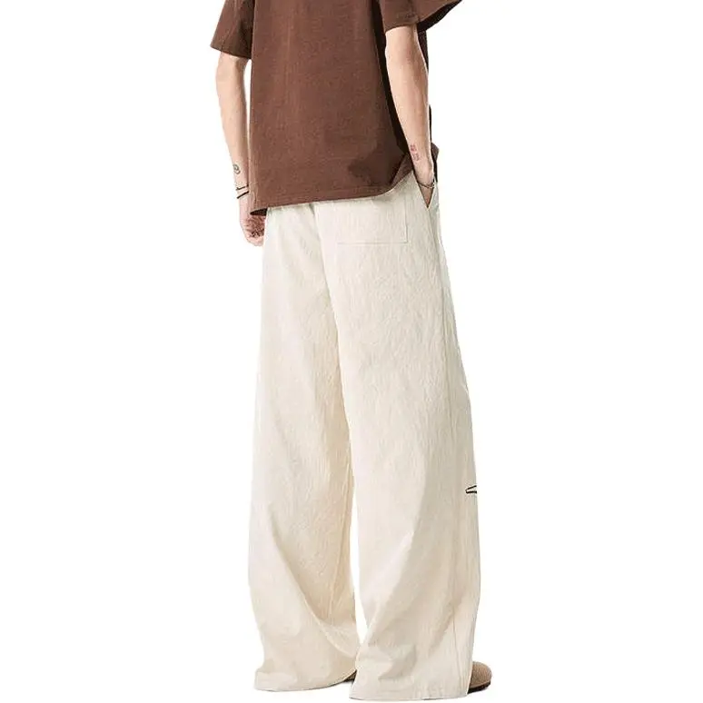 DARK HORSE Casual Pants Unisex Ecru-1