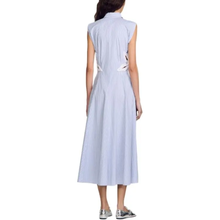 Sandro Striped Midi Dress-2