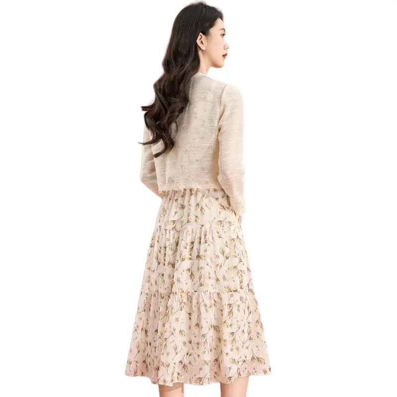 Mylan Spring, Summer, Fall Skirt Set Regular Women's-1