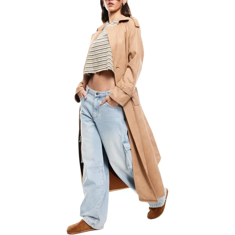 Lioness Trench Coats Women's Coffee-5