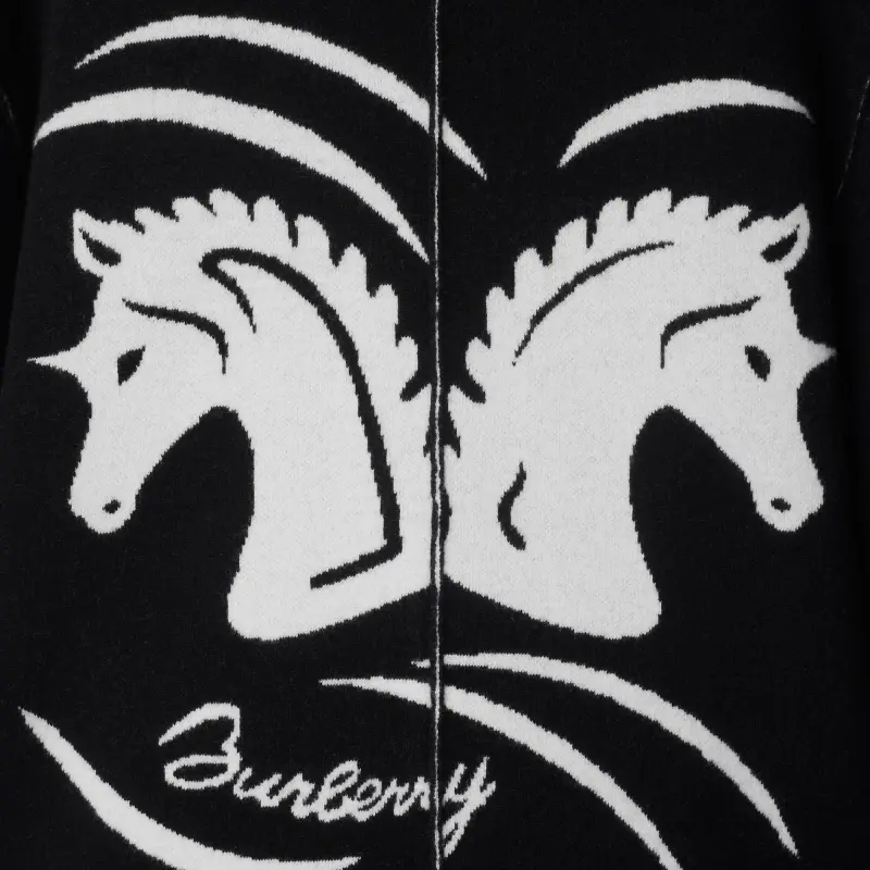 Burberry Mirrored horse Cape-4