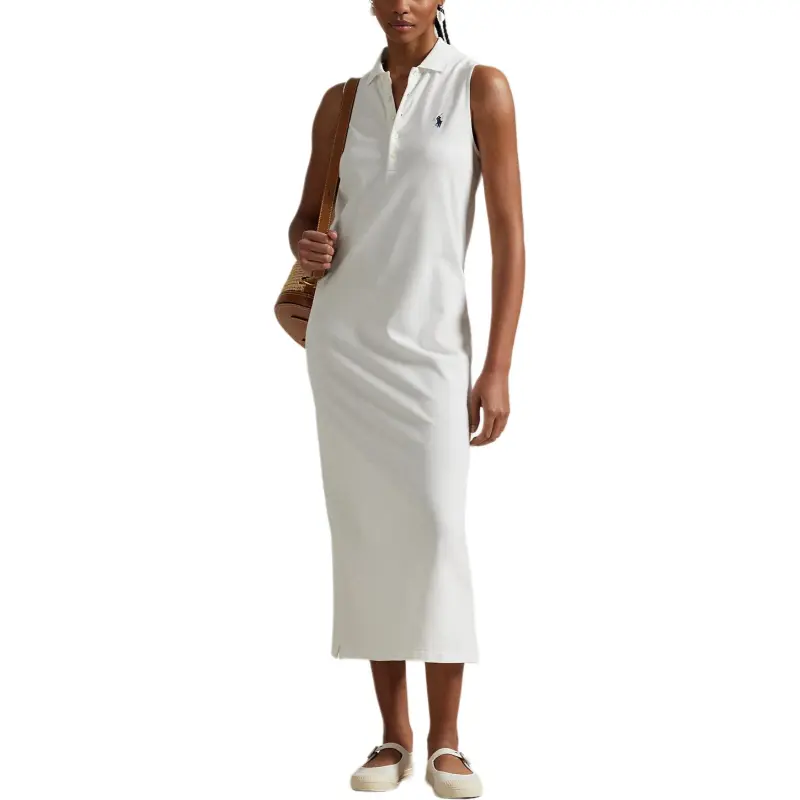 Polo Ralph Lauren Sleeveless Dress Women's White-1
