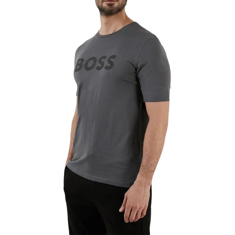 HUGO BOSS FW22 T Shirt Men's Charcoal Gray-2