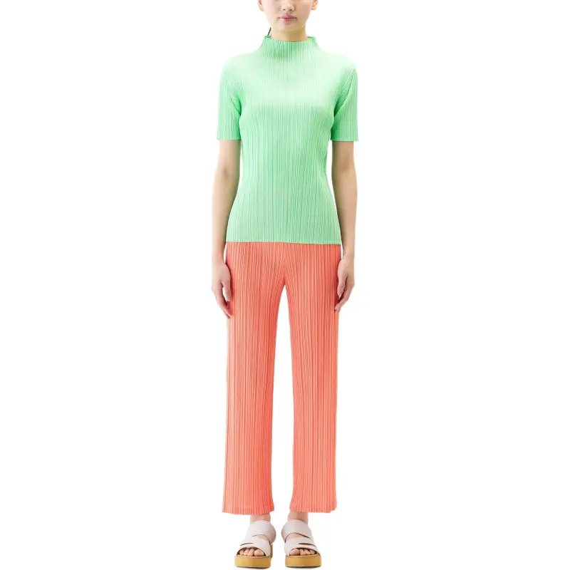 PLEATS PLEASE ISSEY MIYAKE Regular T Shirt Women's Mint Green-1