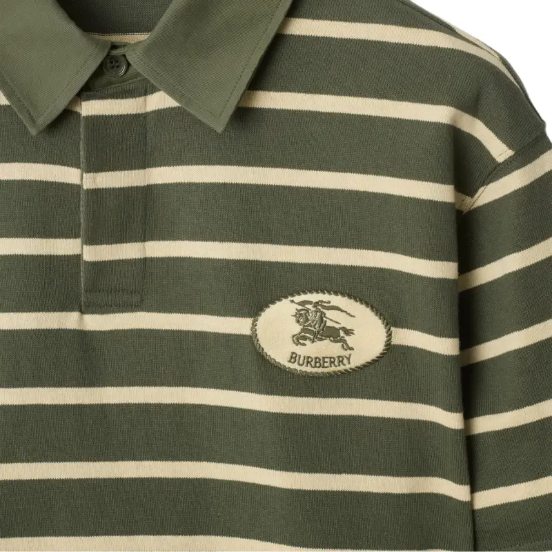Burberry SS25 Polo Shirt Men's Green-4