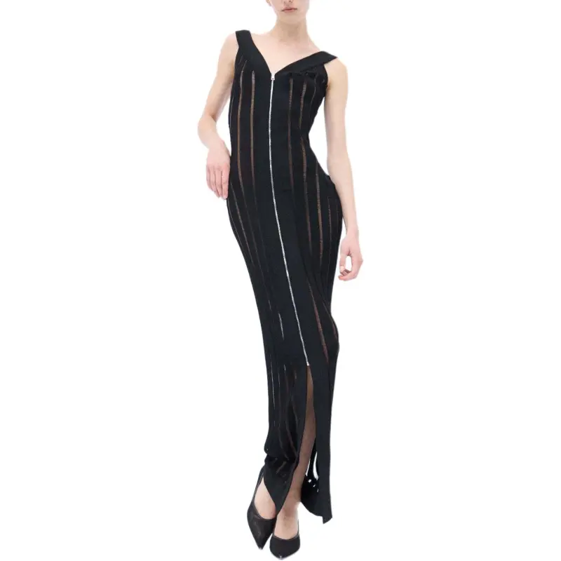 Nensi Dojaka Ribbed knit Maxi Dress-2