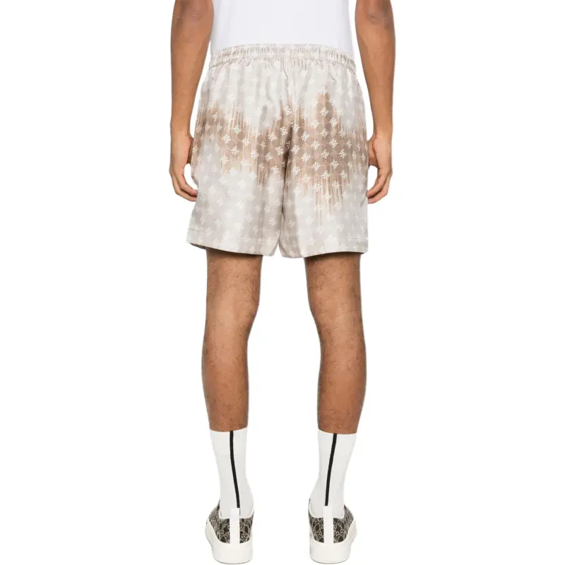 AMIRI Monogram Drawstring Bermuda Shorts-2