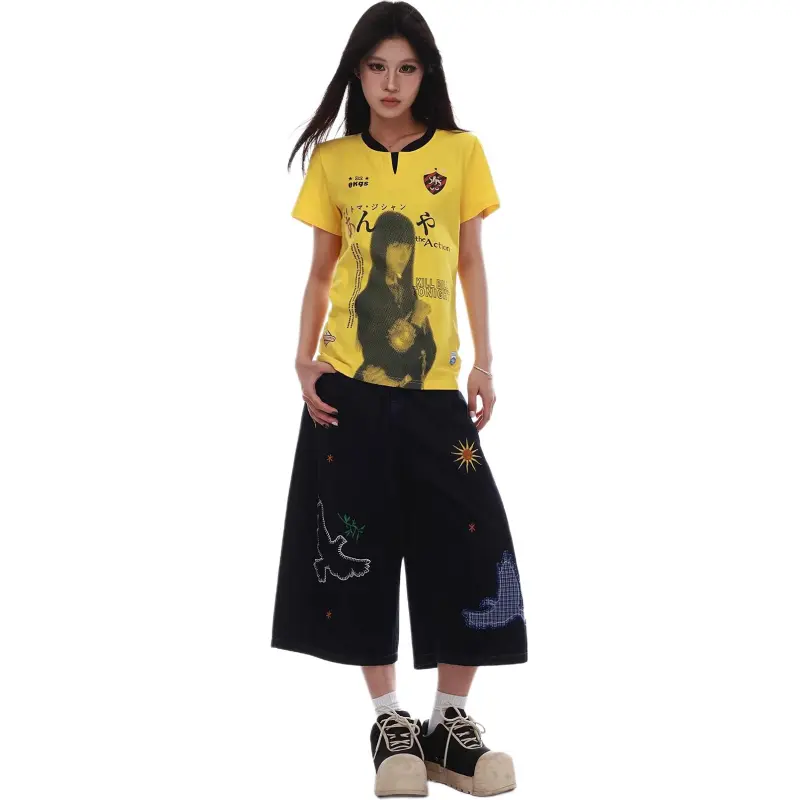 VINMUK T Shirts Women's Yellow-7