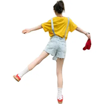 Mu Xiao Xin Denim Shorts Women's