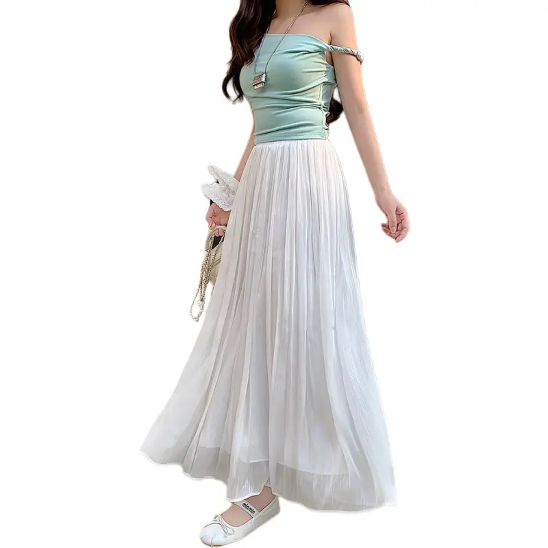 Mu Xiao Xin Casual Long Skirt Women's-1
