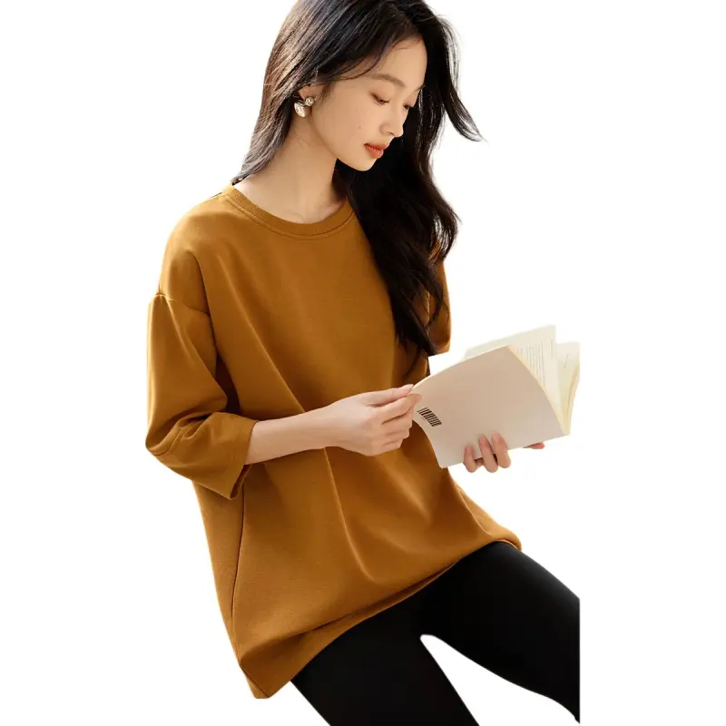 XWI Sweatshirt Women's Ginger Yellow-1