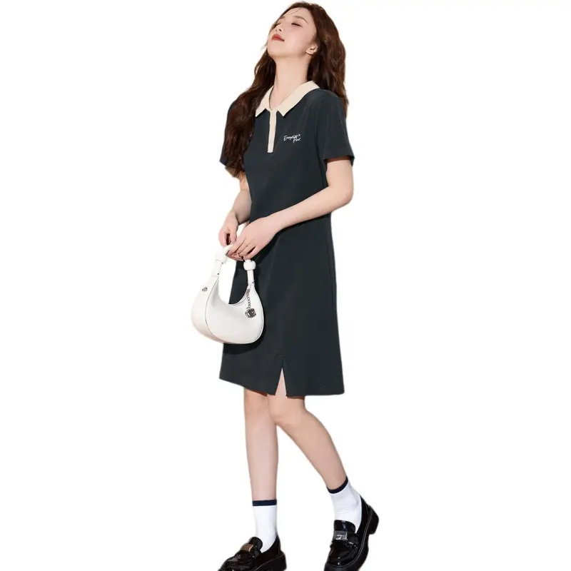 Tonlion Short Sleeved Dress Women's-1