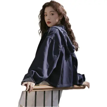 CZMO Denim Jackets Unisex Dark Blue