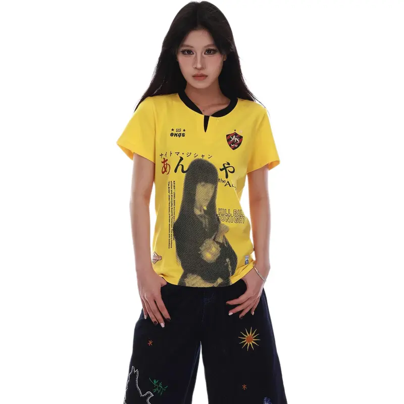 VINMUK T Shirts Women's Yellow-2