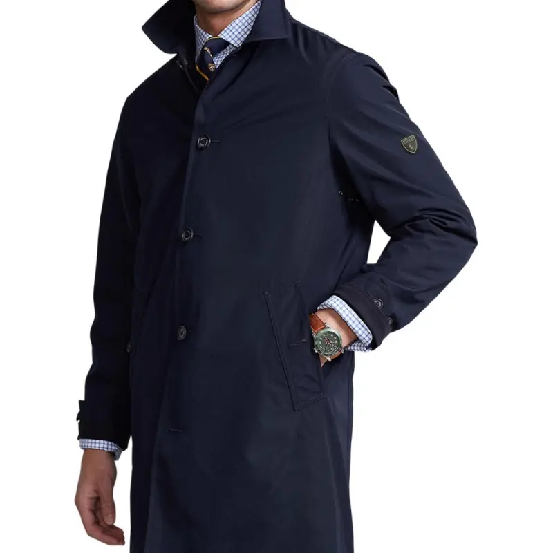 Polo Ralph Lauren Trench Coat Men's Marine Blue-4
