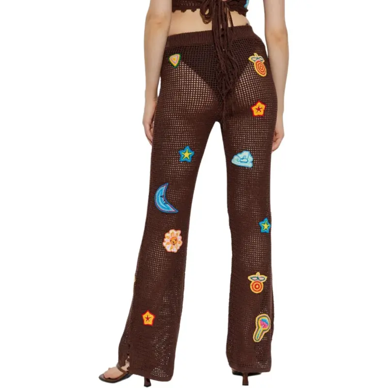 CASABLANCA Crochet knit Trousers-3