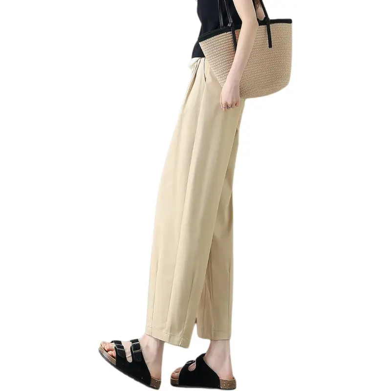 Weixi Casual Pants Women's Light Khaki-3
