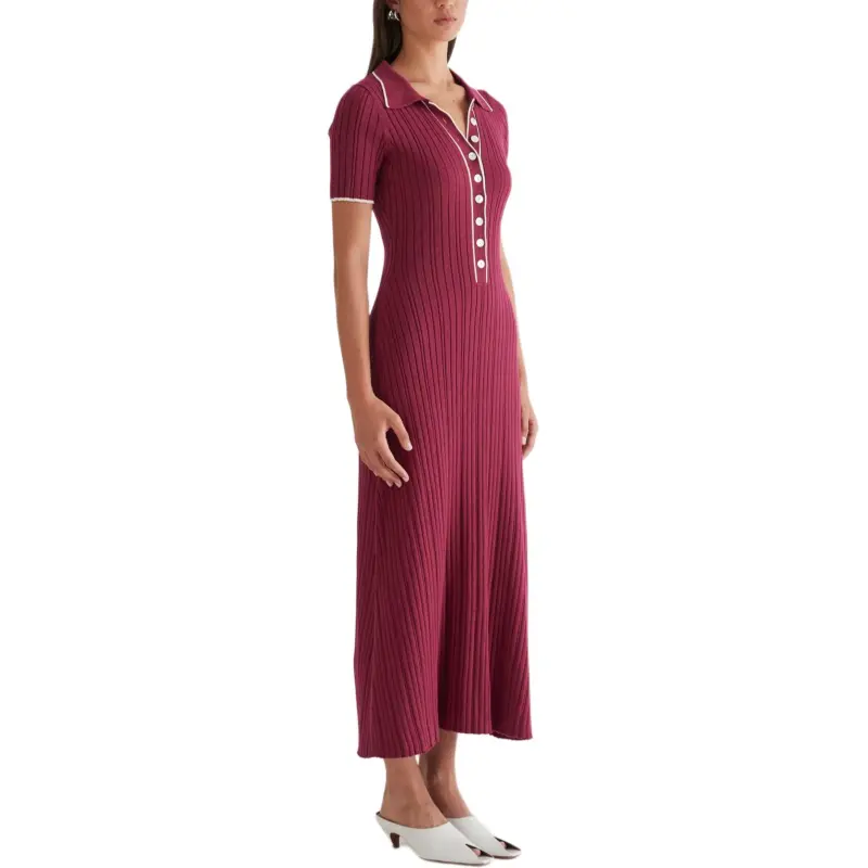 Anna Quan Penelope Knitted Maxi Dress-5