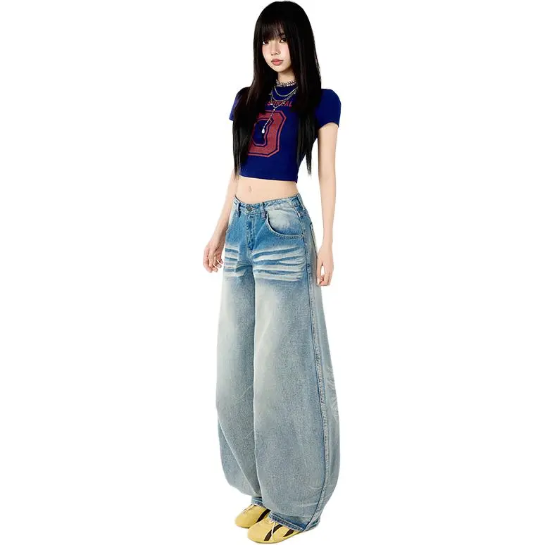Kazakhstan Jeans Women's Light Blue-3