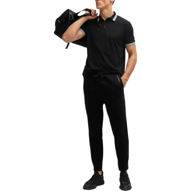 HUGO BOSS FW24 Polo Shirt Men's Black-1