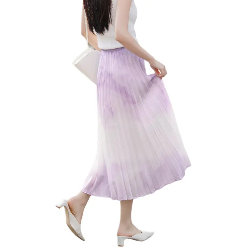 XWI Casual Long Skirt Women's Wisteria Purple-1