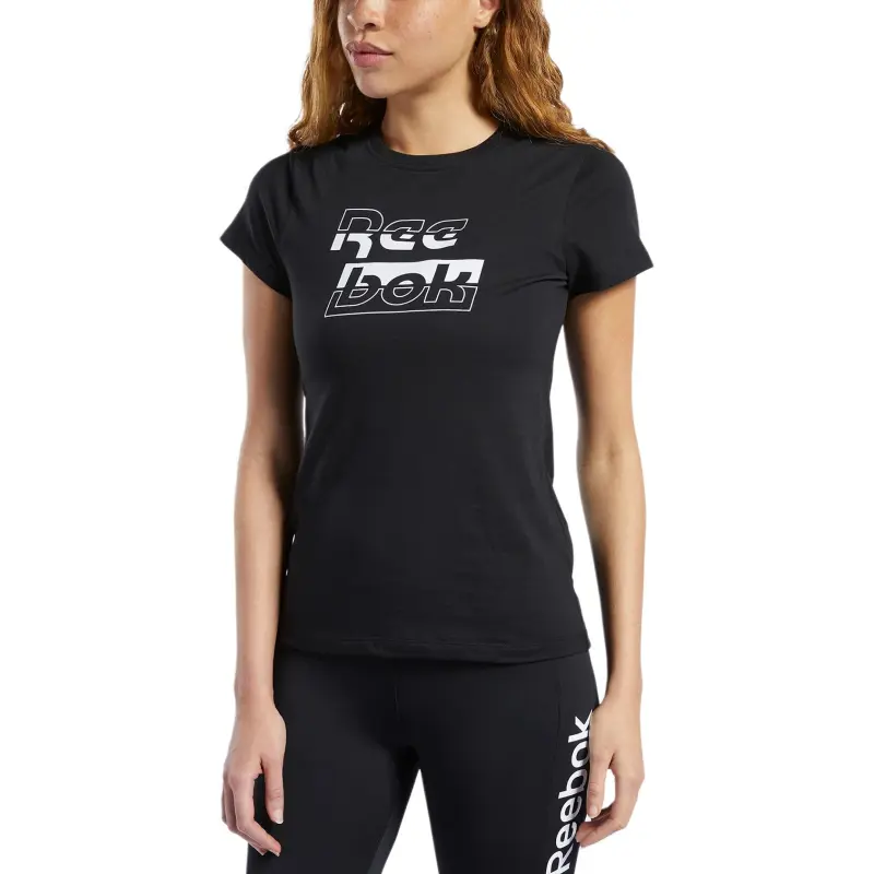Reebok T Shirts Women's Black-2