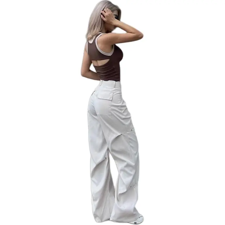 CORNILOT Casual Pants Unisex Apricot-1