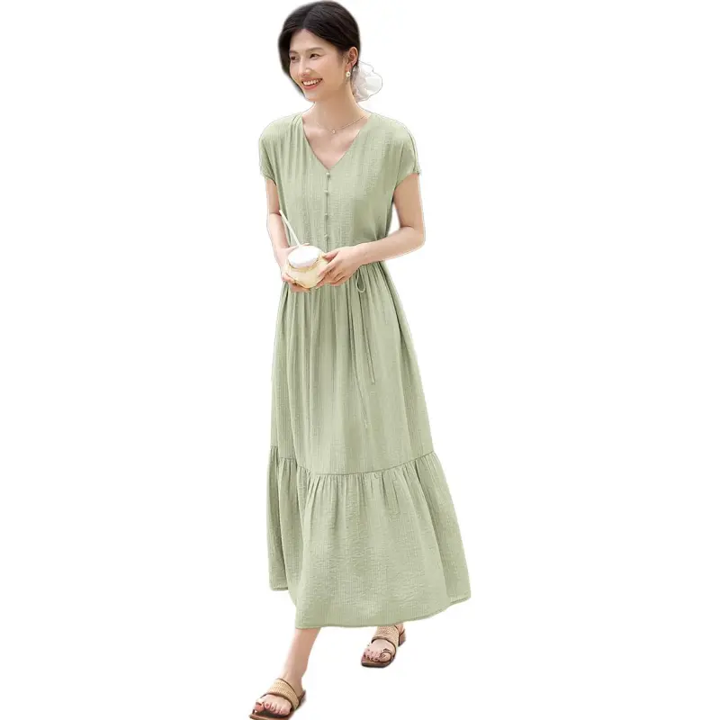 XWI Short Sleeved Dress Women's Mint Green-1