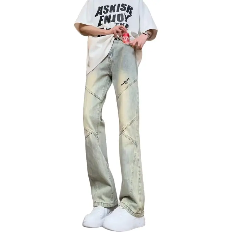 HUANQIU Jeans Unisex-3