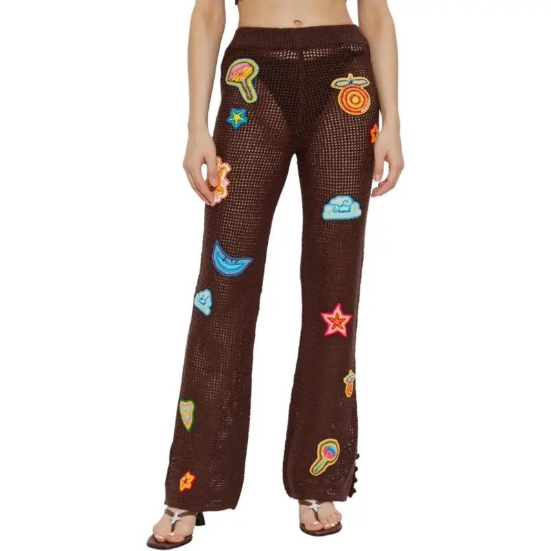 CASABLANCA Crochet knit Trousers-2